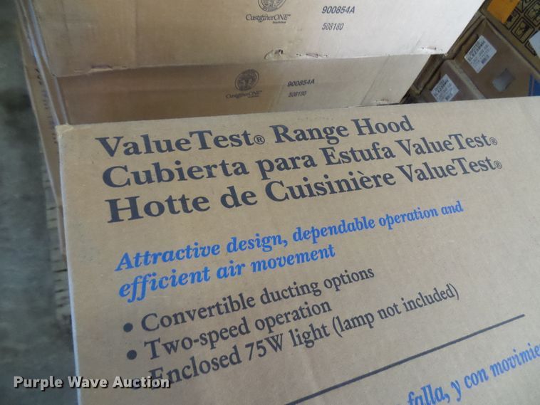 image for item DG1918 (6) pallets of exhaust hoods