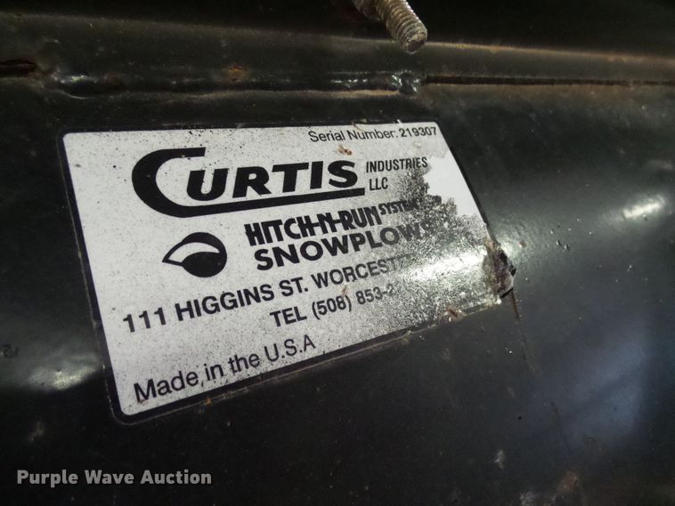 image for item DG1919 (2) Curtis 5'W snow plows