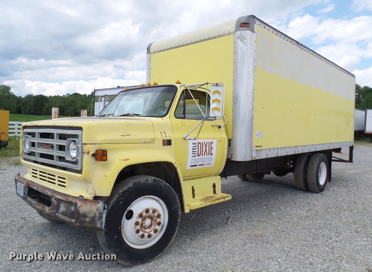 image for item DG1935 1985 GMC C6000  box truck