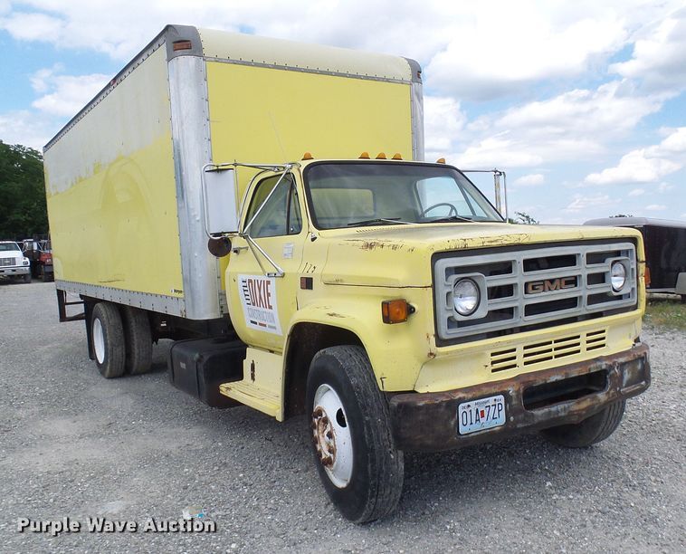 image for item DG1935 1985 GMC C6000  box truck