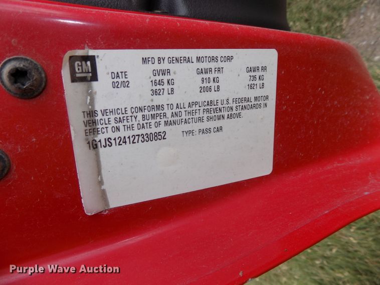 image for item DG2609 2002 Chevrolet Cavalier LS