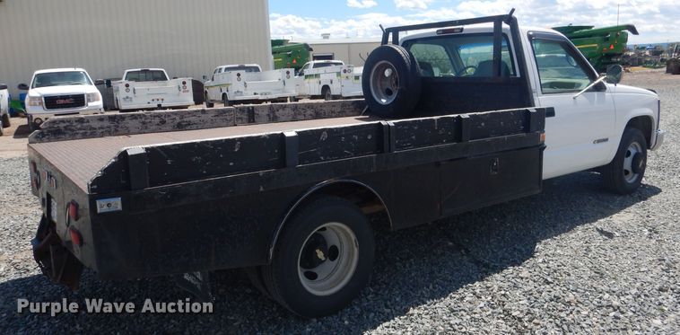 image for item DG5996 1996 Chevrolet 3500  flatbed pickup truck