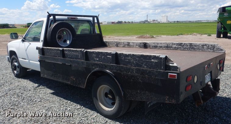 image for item DG5996 1996 Chevrolet 3500  flatbed pickup truck