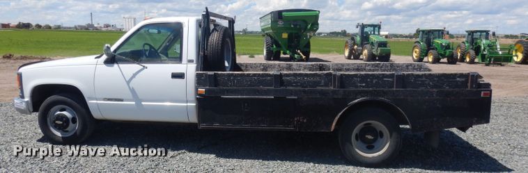 image for item DG5996 1996 Chevrolet 3500  flatbed pickup truck