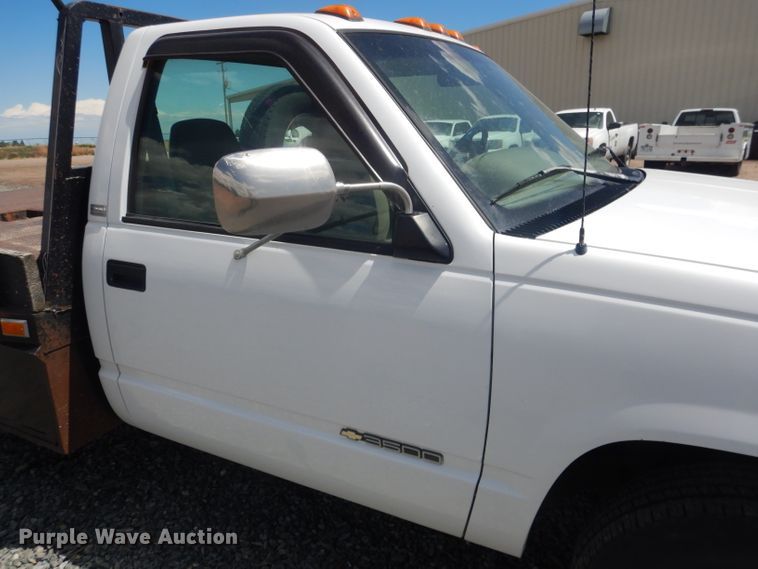 image for item DG5996 1996 Chevrolet 3500  flatbed pickup truck