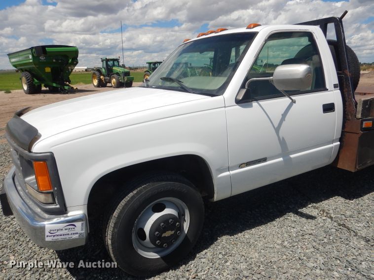 image for item DG5996 1996 Chevrolet 3500  flatbed pickup truck