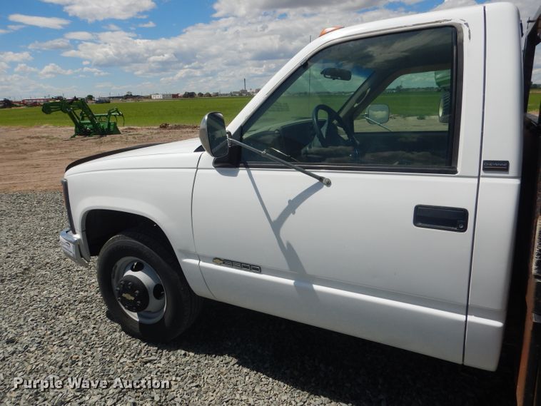 image for item DG5996 1996 Chevrolet 3500  flatbed pickup truck