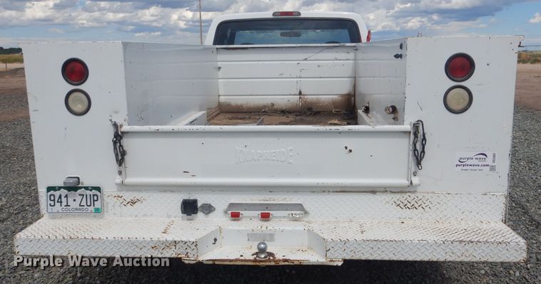 image for item DG5997 1996 Ford F350 XL  SuperCab utility bed pickup truck