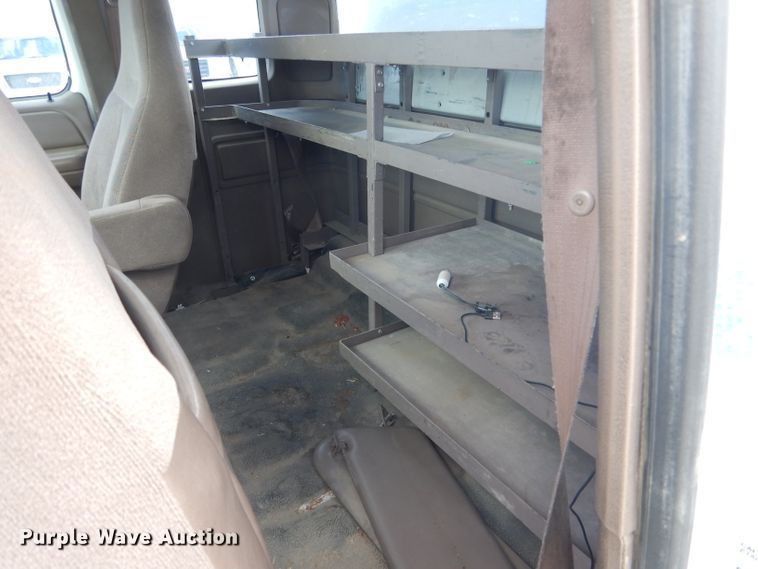 image for item DG5997 1996 Ford F350 XL  SuperCab utility bed pickup truck