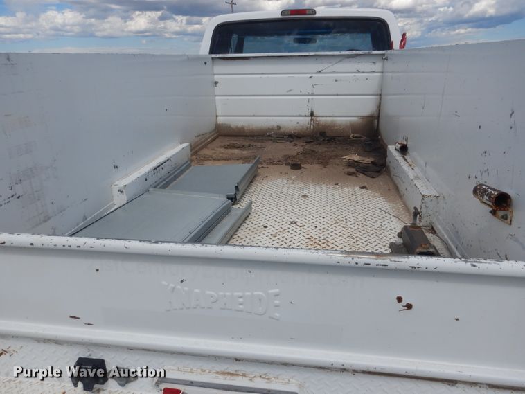 image for item DG5997 1996 Ford F350 XL  SuperCab utility bed pickup truck