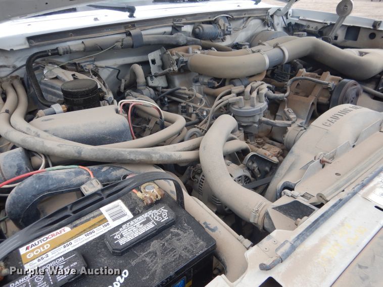 image for item DG5997 1996 Ford F350 XL  SuperCab utility bed pickup truck