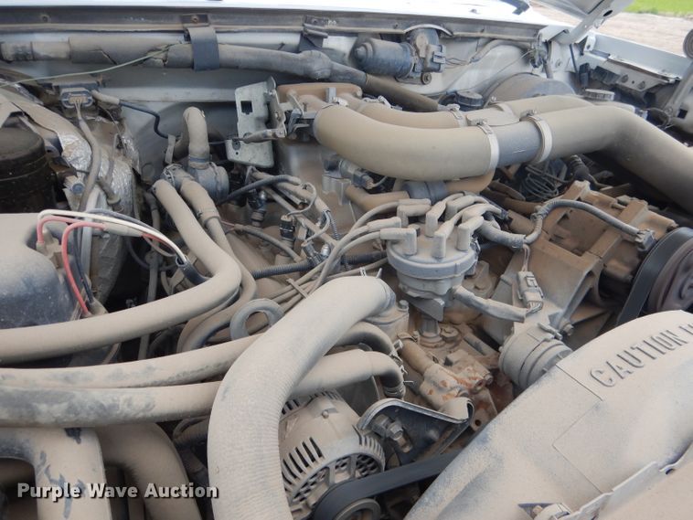 image for item DG5997 1996 Ford F350 XL  SuperCab utility bed pickup truck