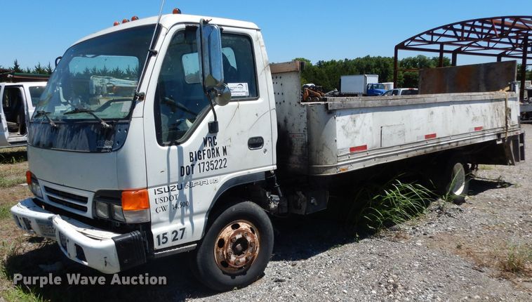 image for item DG6801 1999 Isuzu NPR  flatbed truck