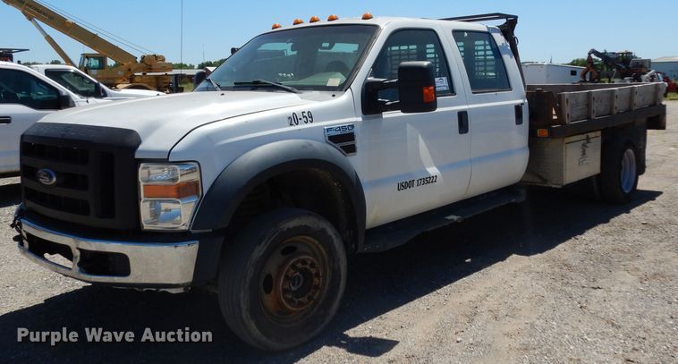 image for item DG6802 2008 Ford F450 Super Duty  flatbed truck