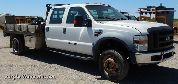 image for item DG6802 2008 Ford F450 Super Duty  flatbed truck