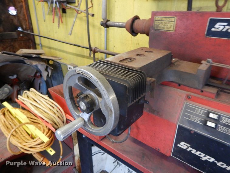 image for item DG7841 Snap On 102 drum lathe