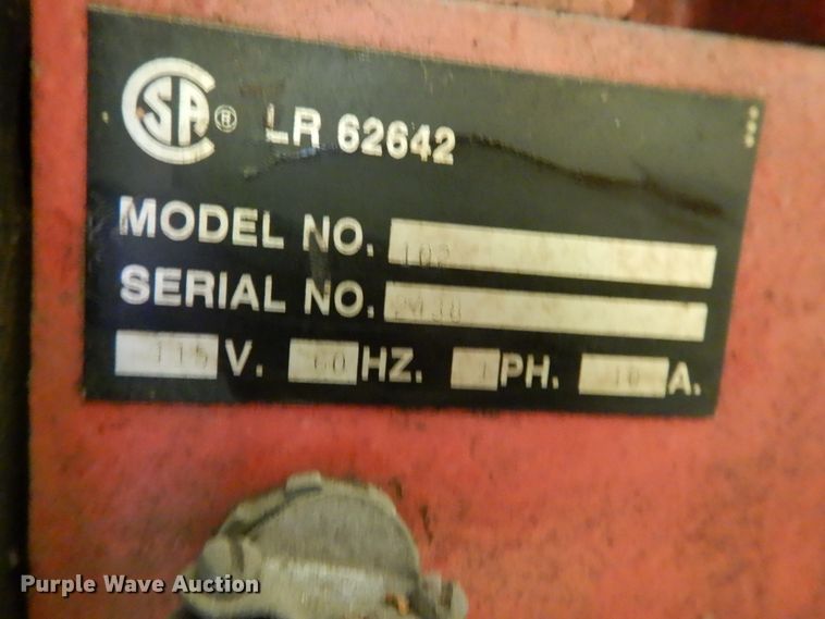 image for item DG7841 Snap On 102 drum lathe