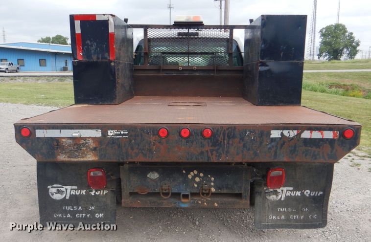 image for item DG8672 2008 Ford F350 Super Duty  SuperCab flatbed pickup truck