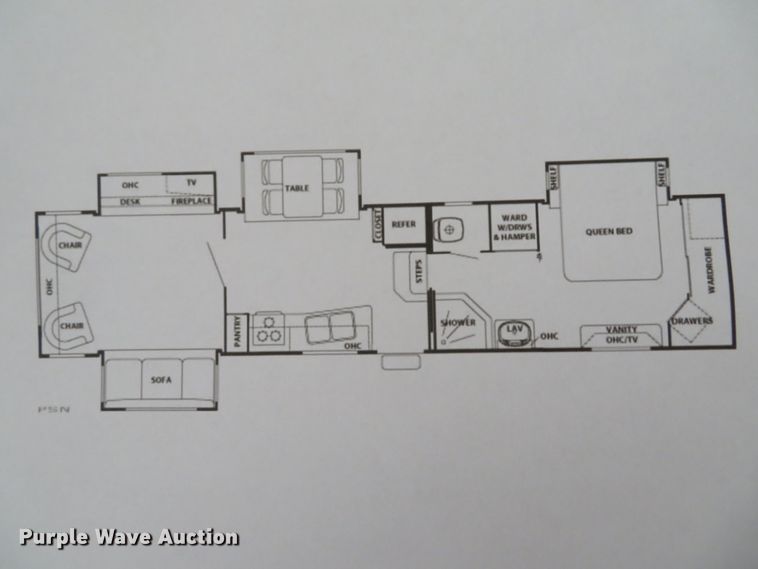 image for item DH1026 2007 Forest River Cedar Creek 37RDQS  camper