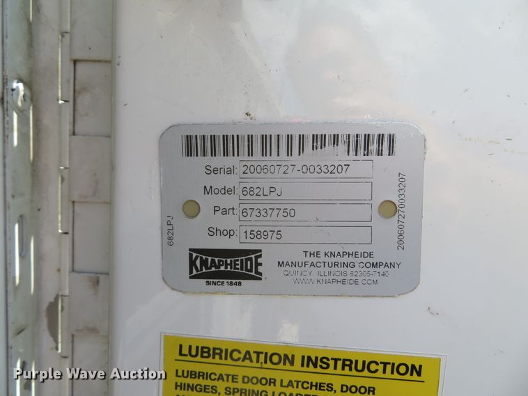 image for item DH1045 2006 Chevrolet Silverado 2500HD  Ext. Cab utility bed pickup truck