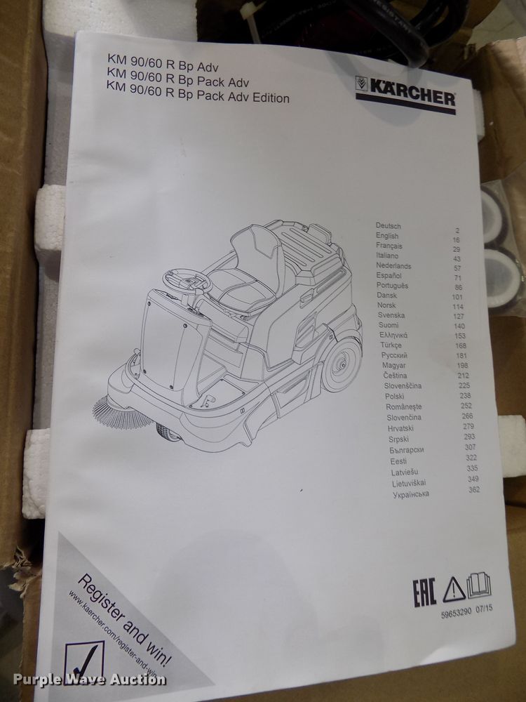 image for item DO9305 Karcher Professional KM90/60RBPADV floor sweeper