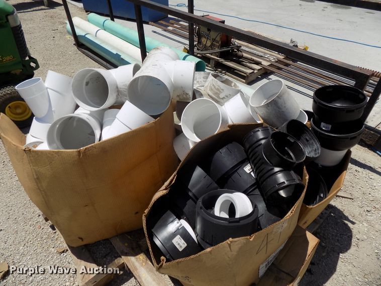 image for item DO9307 PVC fittings, pipe, and rack