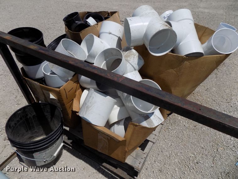 image for item DO9307 PVC fittings, pipe, and rack