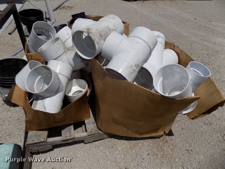 image for item DO9307 PVC fittings, pipe, and rack