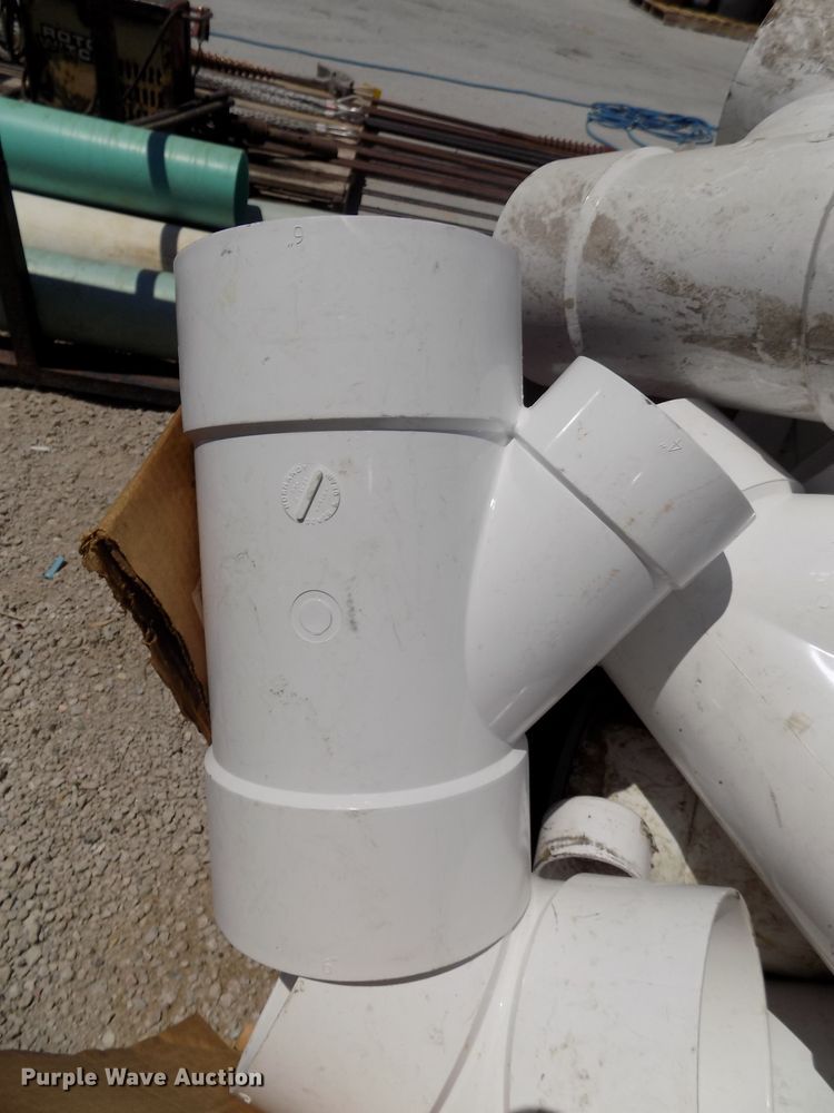 image for item DO9307 PVC fittings, pipe, and rack