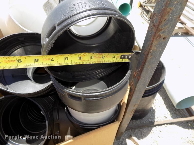 image for item DO9307 PVC fittings, pipe, and rack