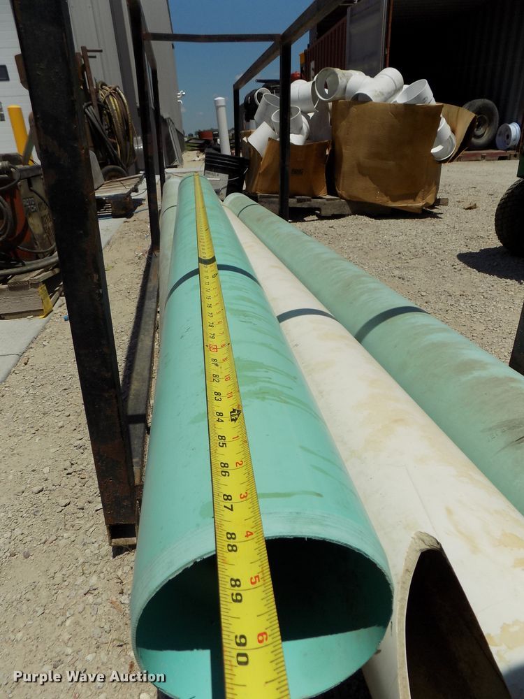 image for item DO9307 PVC fittings, pipe, and rack