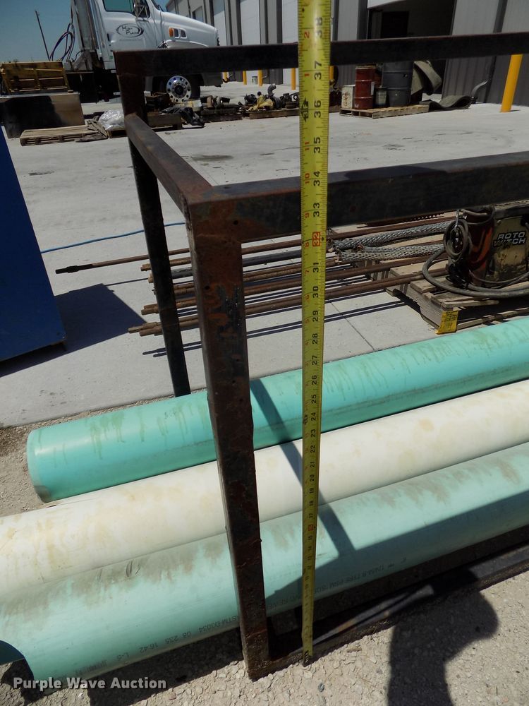 image for item DO9307 PVC fittings, pipe, and rack