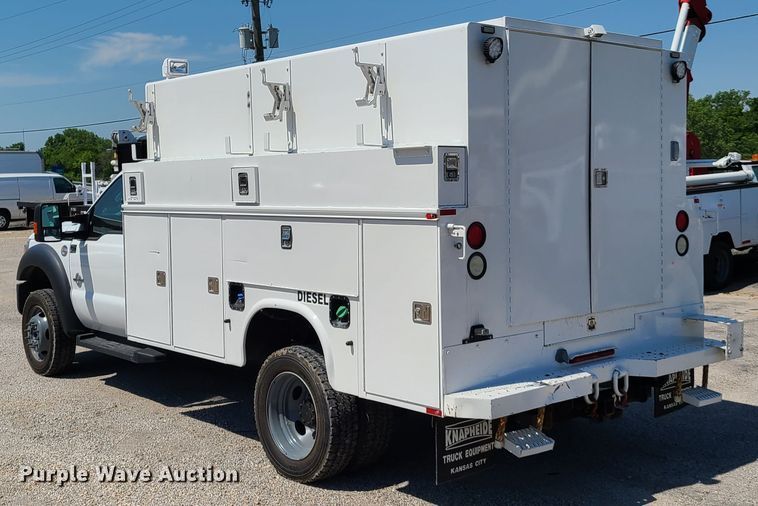 image for item EL9830 2012 Ford F550 Super Duty  utility bed truck