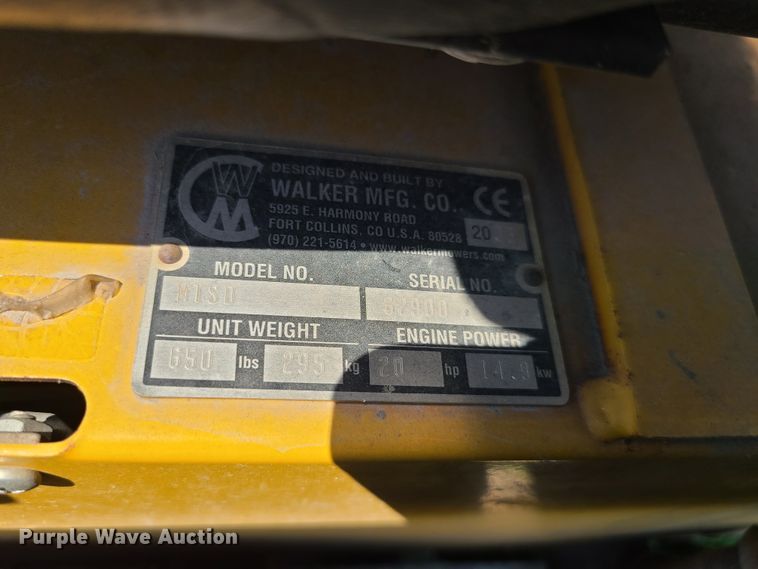 image for item EL9836 Walker MTSD ZTR lawn mower