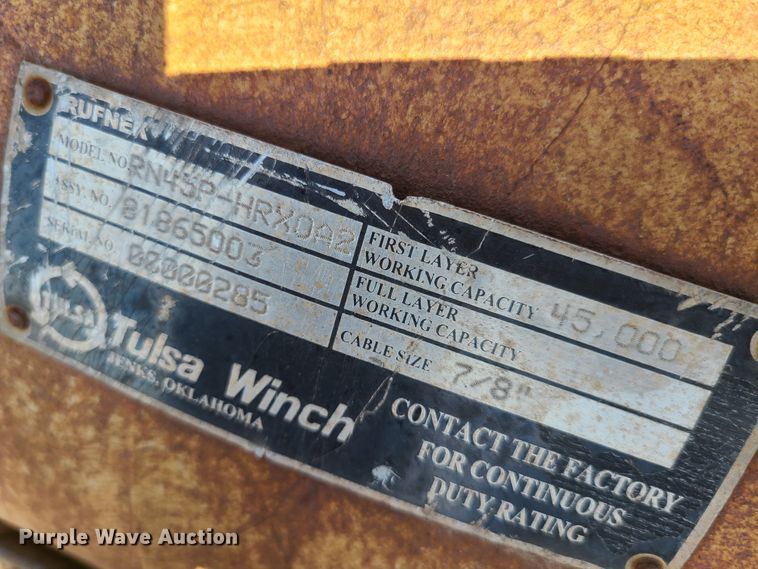 image for item EL9849 Headache rack with winch