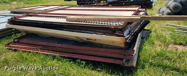 image for item EL9860 Approximately 42 steel hanger doors