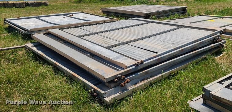 image for item EL9860 Approximately 42 steel hanger doors