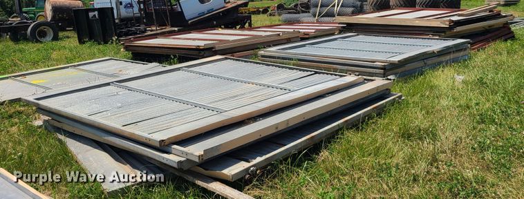 image for item EL9860 Approximately 42 steel hanger doors