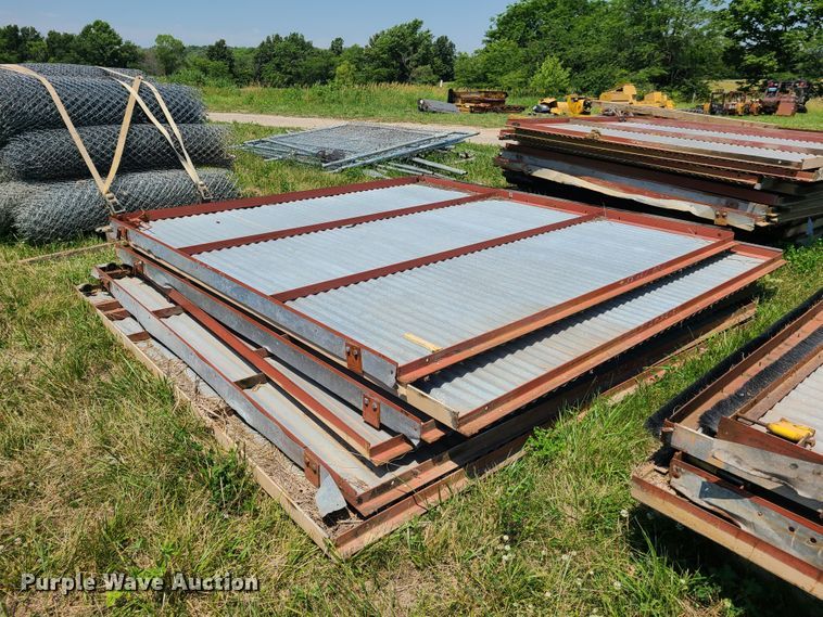 image for item EL9860 Approximately 42 steel hanger doors