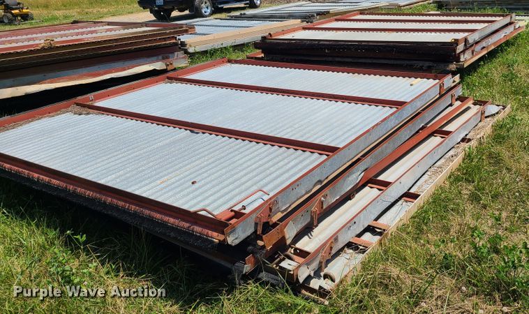 image for item EL9860 Approximately 42 steel hanger doors