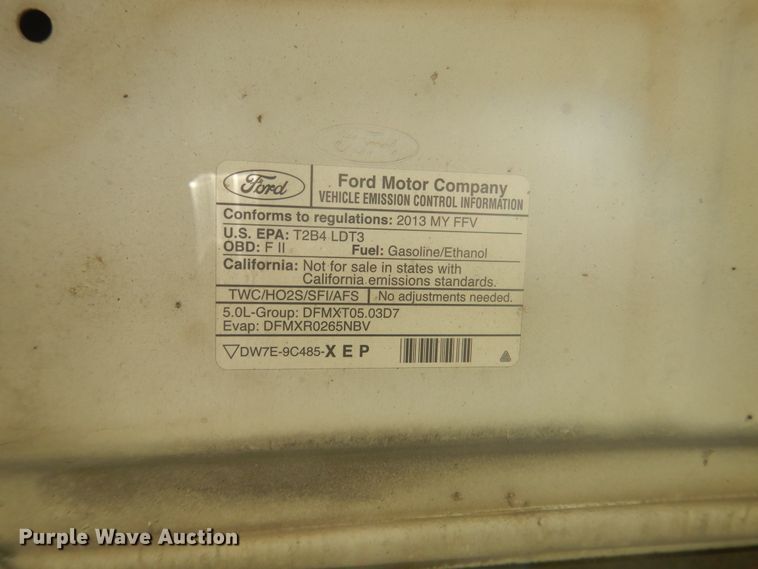 image for item ES9639 2013 Ford F150  pickup truck