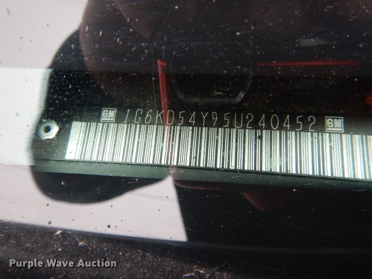 image for item FA9350 2005 Cadillac DeVille