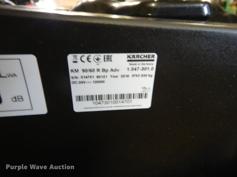 image for item GA9103 Karcher EQN098320 sweeper
