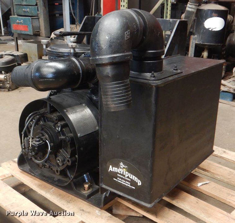 Challenger 607 vacuum pump in Tulsa, OK Item GM9057 sold Purple Wave