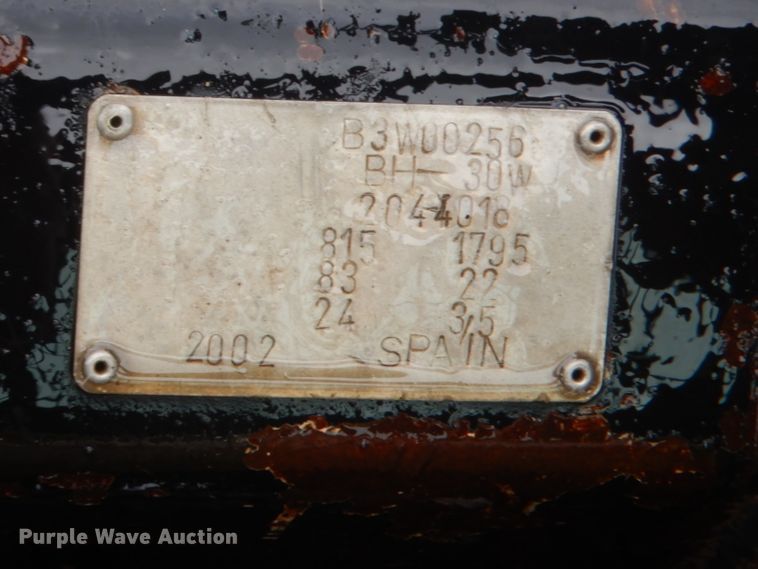 image for item GN9452 2002 Caterpillar BH-30W skid steer backhoe attachment