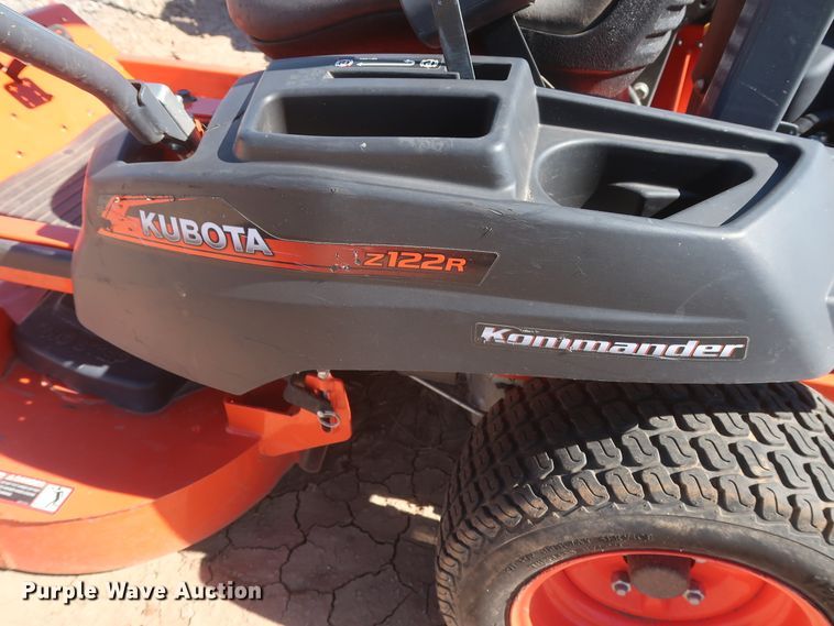 image for item GS9967 2016 Kubota Z122RKW ZTR lawn mower