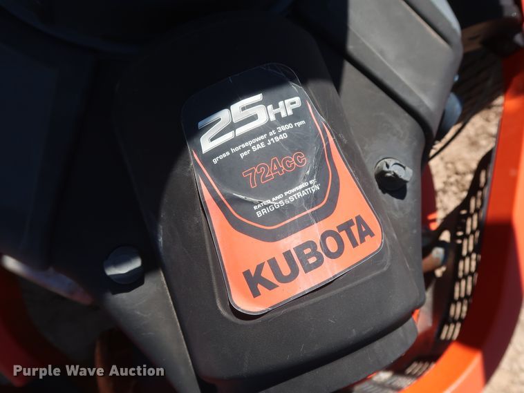 image for item GS9968 2014 Kubota Z125EBR ZTR lawn mower