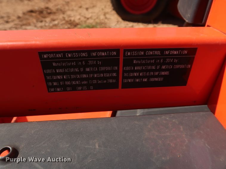 image for item GS9968 2014 Kubota Z125EBR ZTR lawn mower