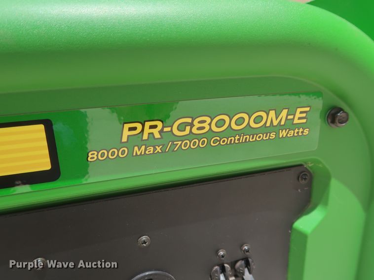 image for item GS9979 2015 John Deere PR-G8000M-E  generator set