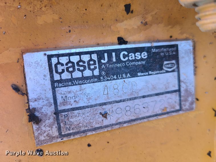 image for item GT9051 1984 Case 480LL  landscape tractor